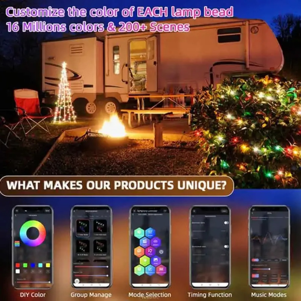 ไฟ LED ประดับตกแต่ง ไฟคริสต์มา - Smart Garden Festoon Lights บทวิจารณ์และราคา