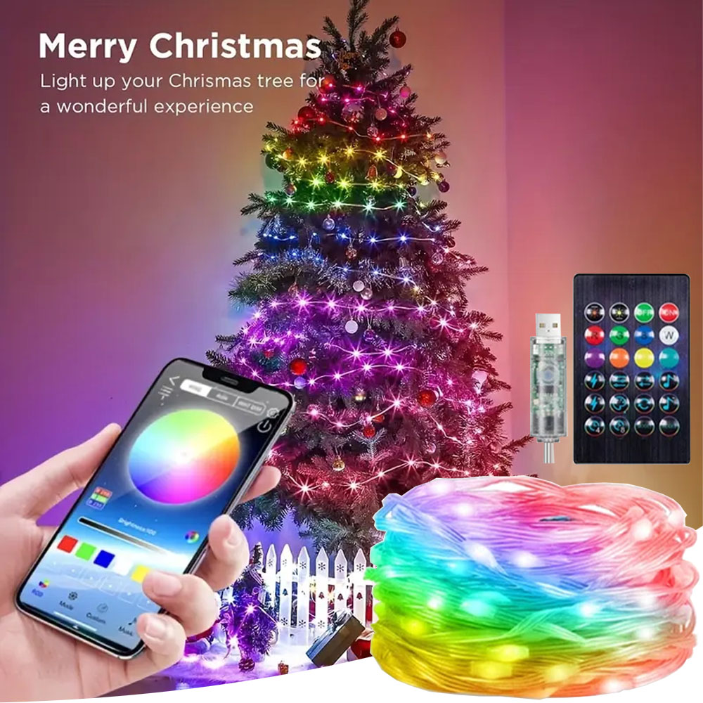 ไฟสาย RGBIC อัจฉริยะ ใช้พลังงา - Smart Garden Festoon Lights บทวิจารณ์และราคา
