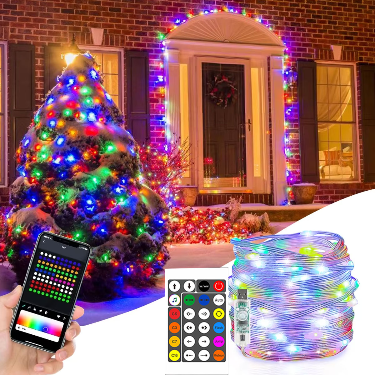 ไฟ LED นางฟ้าแถบไฟคริสต์มาสสมา - Smart Garden Festoon Lights บทวิจารณ์และราคา